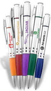Pens: Contemporary Satin Silver Pens